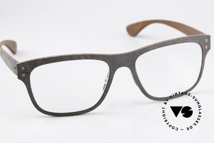 Lucas de Stael Stratus Thin 10 Luxusbrille Mit Lederüberzug, ungetragen von 2017; Lieferung in einem de Staël Etui, Passend für Herren