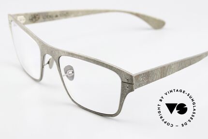 Lucas de Stael Petrus P07 Perlschiefer Leder Brille, interessante Infos dazu auf www.lucasdestael.com, Passend für Herren