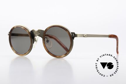Jean Paul Gaultier 56-3272 Ultra Rare Runde 90er Brille, unbeschreibliche Spitzen-Qualität, made in Japan, Passend für Herren und Damen