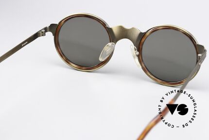 Jean Paul Gaultier 56-3272 Ultra Rare Runde 90er Brille, ungetragen (wie alle unsere vintage Gaultier Brillen), Passend für Herren und Damen