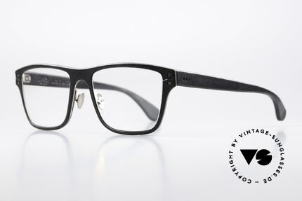 Lucas de Stael Minotaure MR 01 Leder Naturbrille Herren, Luxusmodell mit Leder-Überzug (Connoisseur-Brille), Passend für Herren
