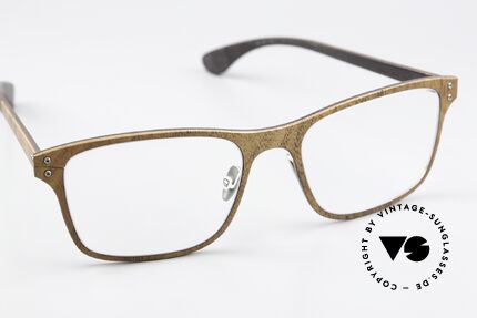 Lucas de Stael Nemus Thin 01 Walnuss Und Braunes Leder, ungetragenes Modell von 2018 inkl. orig. Verpackung, Passend für Herren und Damen