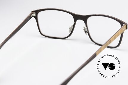 Lucas de Stael Nemus Thin 01 Walnuss Und Braunes Leder, Color Code "06" = Walnut + Dark Brown Cow Leather, Passend für Herren und Damen