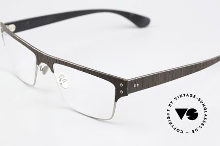 Lucas de Stael Nemus 15 Smoked Oak Black Cow Leather, Nemus Collection mit extra adjustierbaren Nasenpads, Passend für Herren