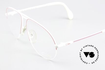 Cazal 726 West Germany Brille 1982, halb rahmenlos mit original DEMO-Gläsern, Passend für Herren und Damen
