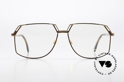 Cazal 738 True Vintage Herren Brille, Rahmen aus robustem Metall und mit Kunststoffbügeln, Passend für Herren