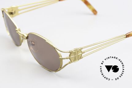 Jean Paul Gaultier 58-5106 Steampunk Sonnenbrille 1997, absolute vintage Rarität in fühlbarem Top-Zustand, Passend für Herren und Damen
