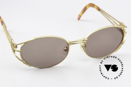 Jean Paul Gaultier 58-5106 Steampunk Sonnenbrille 1997, ungetragen; wie alle unsere Gaultier vintage Brillen, Passend für Herren und Damen