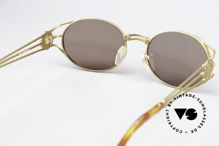 Jean Paul Gaultier 58-5106 Steampunk Sonnenbrille 1997, KEINE RETROBRILLE; ein 30 Jahre altes ORIGINAL, Passend für Herren und Damen