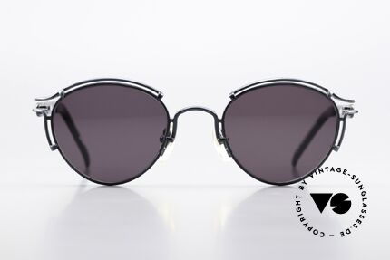 Jean Paul Gaultier 56-5102 Rare Celebrity Sonnenbrille, tolle Designersonnenbrille mit vielen besonderen Details, Passend für Herren und Damen
