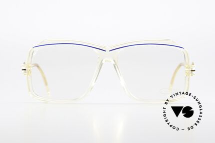 Cazal 164 West Germany Brille 1984, massiver Rahmen & markante Bügel (HipHop Style), Passend für Herren und Damen