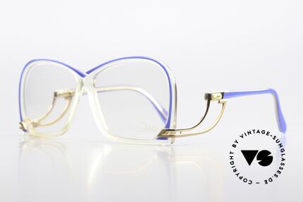 Cazal 174 Hingucker Brille Damen 80er, prachtvolles Designerstück und echter Hingucker, Passend für Damen
