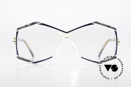 Cazal 180 Designerbrille Von 1987, klarer Rahmen mit tollen ungewöhnlichen Farben, Passend für Damen