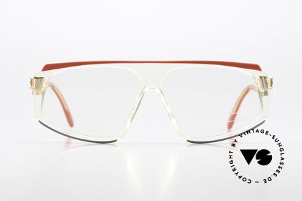 Cazal 170 Echt Vintage No Retrobrille, extravagantes Rahmen-Design aus den 80ern, Passend für Damen