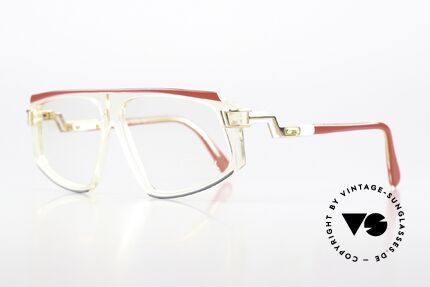 Cazal 170 Echt Vintage No Retrobrille, außergewöhnliche Form- und Farbgestaltung, Passend für Damen