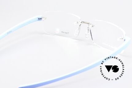 Tag Heuer 3942 Reflex Randlose Titanium Brille, Größe: extra large, Passend für Herren