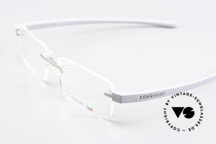 Tag Heuer 3941 Reflex Sportliche Brille Randlos, ungetragene vintage Rarität (made in FRANCE), Passend für Herren