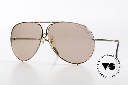 Porsche 5621 Übergroße 80er Sonnenbrille Details