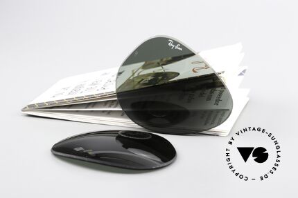 Ray Ban Aviator 62mm Lenses B&L USA Sonnengläser G15, G15 Farbton (grau/grün) von Bausch&Lomb, USA, Passend für Herren und Damen