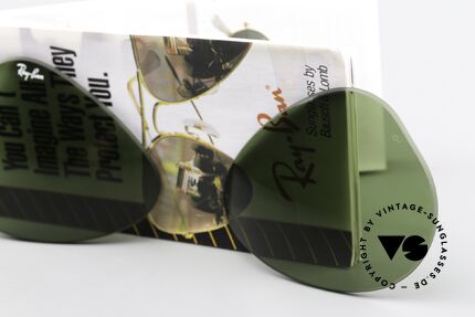 Ray Ban Aviator 62mm Lenses B&L USA Sonnengläser RB3, Mineralgläser mit der legendären "B&L"-Gravur, Passend für Herren und Damen