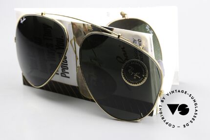 Ray Ban Aviator 62mm Clip-On Clip On 62mm Mit G15 Glas Details