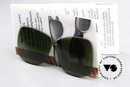 Ray Ban Wayfarer I Lenses B&L USA Sonnengläser RB3 Details