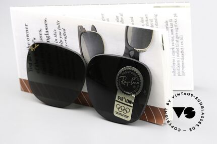 Ray Ban Clubmaster Lenses B&L USA Sonnengläser G15 Details