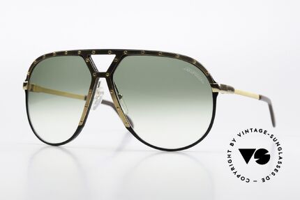 Alpina M1 Version Gold Schwarz Gold, ALPINA M1 West Germany Sonnenbrille von 1986, Passend für Herren