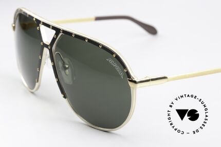 Alpina M1 Gold Schwarz Gold Variante, getragen von Stevie Wonder und unzähligen Promis, Passend für Herren