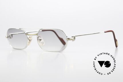 Cartier MUST LC - S Luxus Platin Brillenfassung, LIMITIERTE Platin-Ausführung (entsprechend edel), Passend für Herren