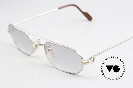 Cartier MUST LC - S Luxus Platin Brillenfassung, 2nd hand Modell im neuwertigen Zustand mit OVP, Passend für Herren
