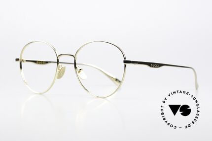 Gucci GG0337O Pantobrille Unisex 53mm, zeitloses Panto-Brillendesign; wirklich elegant, Passend für Herren und Damen