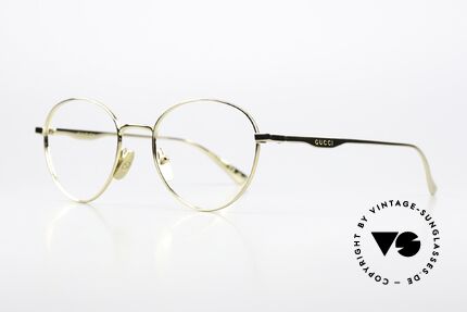 Gucci GG0337O Pantobrille Unisex 51mm, zeitloses Panto-Brillendesign; wirklich elegant, Passend für Herren und Damen