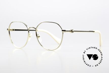 Gucci GG1145O Weibliche Pantobrille 50mm, zeitloses Panto-Brillendesign; wirklich elegant, Passend für Damen