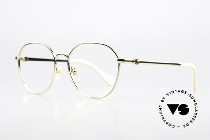 Gucci GG1145O Weibliche Pantobrille 54mm, zeitloses Panto-Brillendesign; wirklich elegant, Passend für Damen