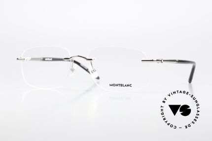 Montblanc MB0071O Randlosbrille Made In Japan Details