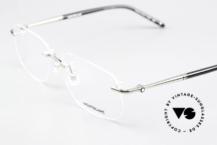 Montblanc MB0071O Randlosbrille Made In Japan, Fassung kann beliebig verglast werden, made in Japan, Passend für Herren