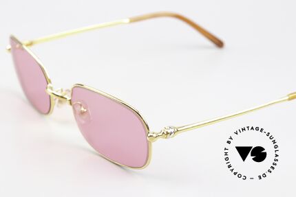Cartier Deimios - M Pinke Sonnenbrille Vergoldet, ideal, um alles rosarot sehen zu können! (100% UV), Passend für Herren und Damen