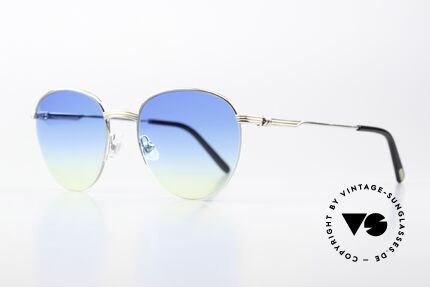 Cartier Colisee - S Runde Luxus Platin Brille, flexibler Halbrahmen (Top-Qualität), Luxusbrille!, Passend für Herren und Damen