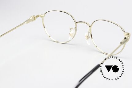 Gucci GG1613OJ Pantobrille Gold Schwarz 49, die Fassung ist beliebig verglasbar; gleitsichtfähig, Passend für Herren und Damen
