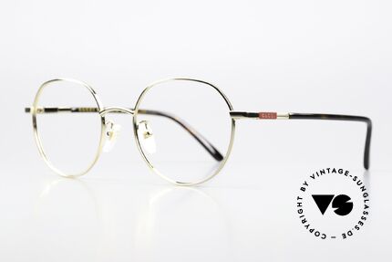 Gucci GG1349O Pantobrille Vergoldet 53mm, zeitloses Panto-Brillendesign; wirklich elegant, Passend für Herren und Damen