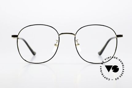 Gucci GG1469OA Panto Eckig Gold Schwarz 51, stilvolle Damenbrille und Herrenbrille zugleich, Passend für Herren und Damen