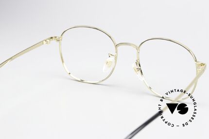 Gucci GG1469OA Panto Eckig Gold Schwarz 51, die Fassung ist beliebig verglasbar; gleitsichtfähig, Passend für Herren und Damen