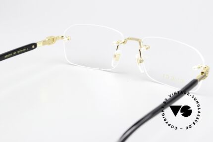 Gucci GG1221O Brille Randlos Unisex Gold, ungetragenes Modell inkl. Gucci Etui & Putztuch, Passend für Herren und Damen