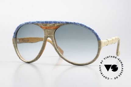 Christian Roth 's Own Brille Echtes Alligatorleder Details