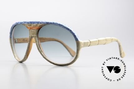 Christian Roth 's Own Brille Echtes Alligatorleder, ein Sammlerstück mit echtem Alligator-Leder, Passend für Herren