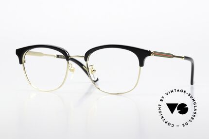Gucci GG0590OK Kombibrille Gold Schwarz Details