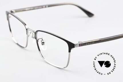 Gucci GG1124OA Herrenbrille Eckig Markant, Brillenfassung in Top-Qualität; MADE IN JAPAN, Passend für Herren
