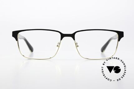 Gucci GG0383O Eckige Herrenbrille Metall, sehr markante Designer-Brillenfassung für Herren, Passend für Herren