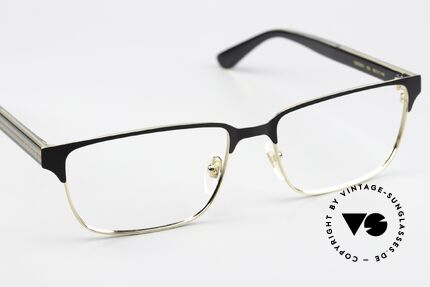 Gucci GG0383O Eckige Herrenbrille Metall, ungetragenes Modell inkl. Gucci Etui & Putztuch, Passend für Herren